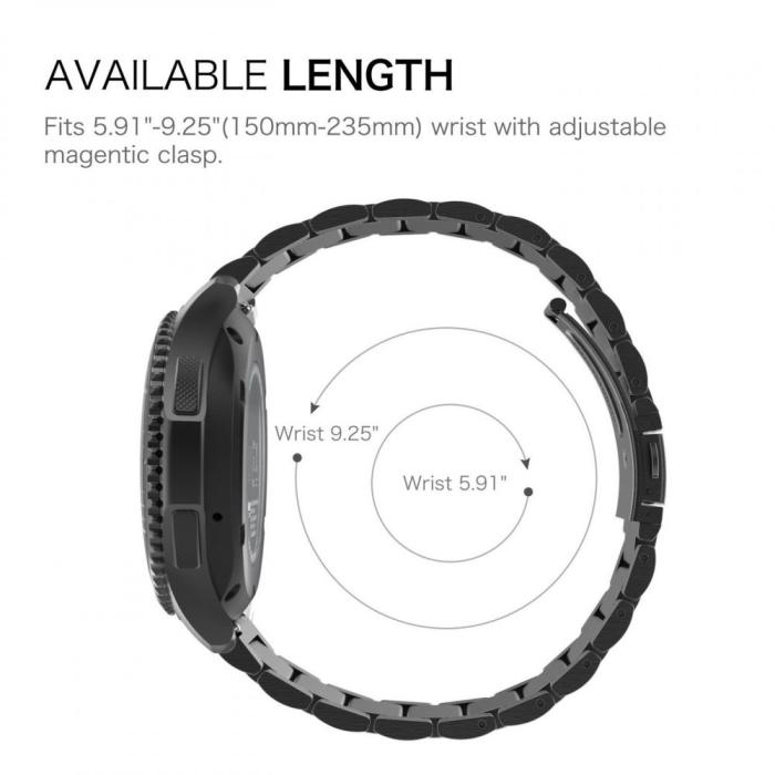 UTGATT - Tech-Protect Rostfritt Samsung Gear S3 Svart
