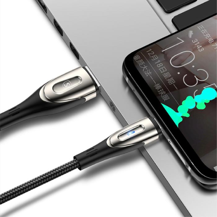 UTGATT1 - SiGN USB till Lightning Kabel, 2m, 3A - Svart