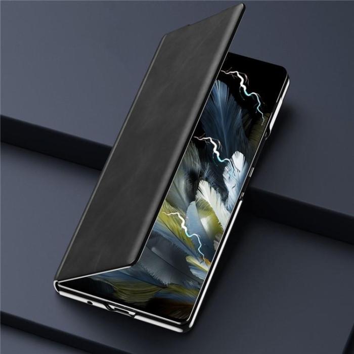 A-One Brand - OnePlus Open Mobilfodral Nappa Texture - Brun