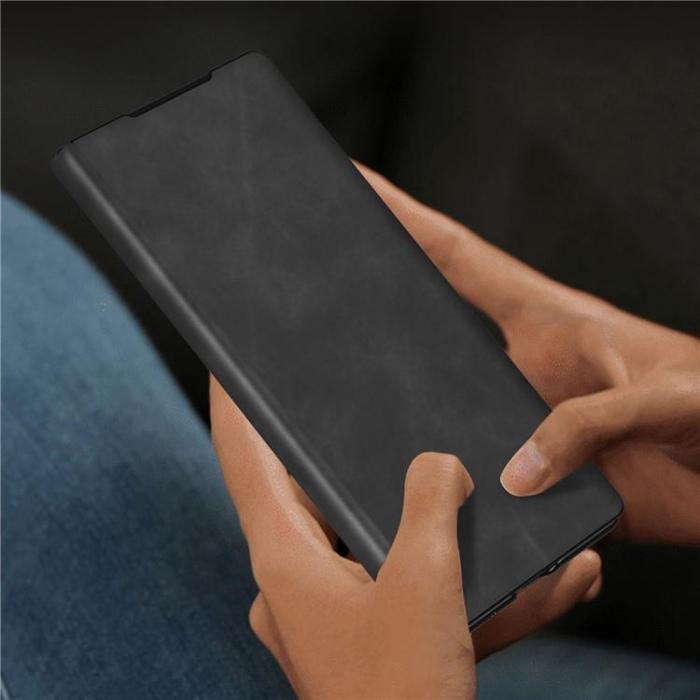 A-One Brand - OnePlus Open Mobilfodral Nappa Texture - Brun