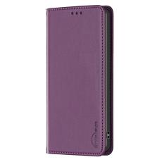 BINFEN COLOR - BINFEN Samsung Galaxy A37 Fodral KonstL&auml;der - M&ouml;rklila