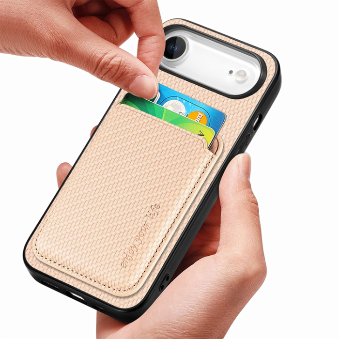 A-One Brand - iPhone Air Mobilskal Detachable Korthållare - Khaki