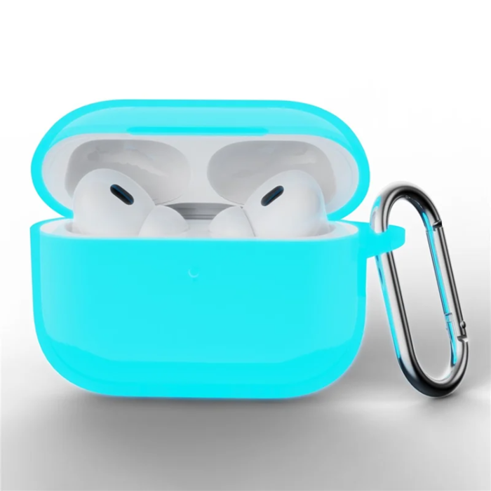 A-One Brand - Airpods Pro 3 Skal Silikon med Karbinhake - Luminous
