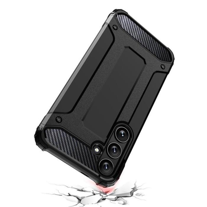 OEM - Galaxy S24 Mobilskal Hybrid Armor - Svart