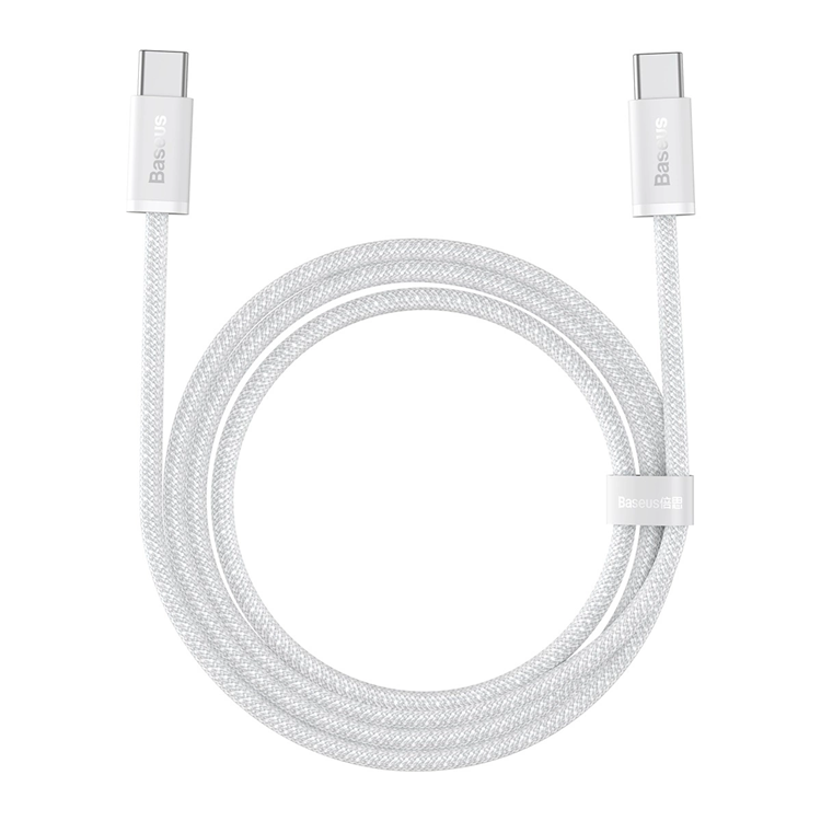 BASEUS USB-C till USB-C kabel 100W 2m Dynamic Series - Vit | 3541 | AlltMobil