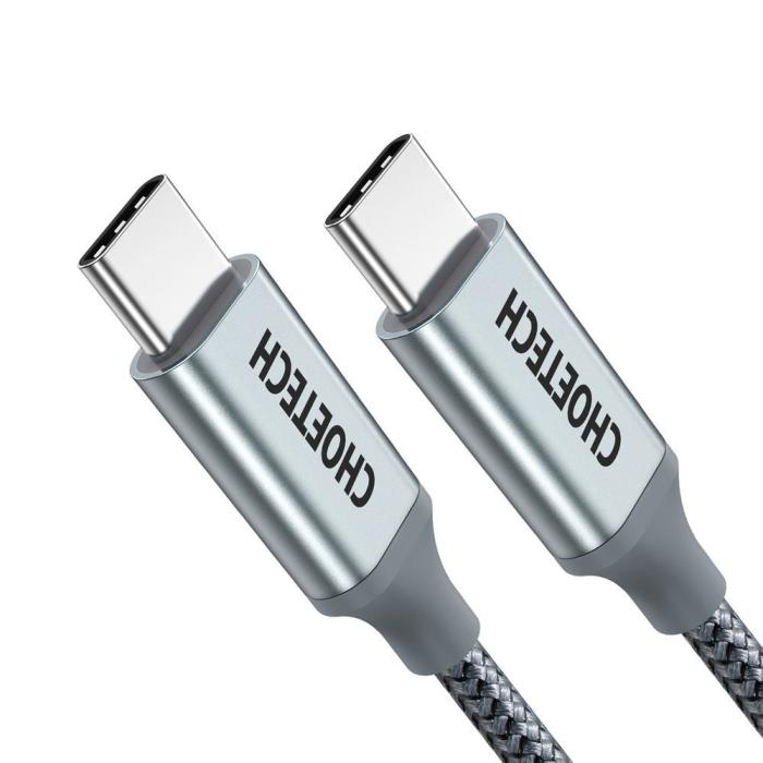 Choetech - Choetech USB-C till USB-C 5A 100W 1.8 m kabel - Grå