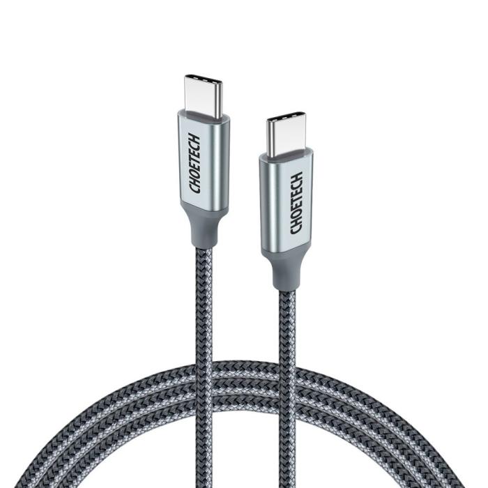 Choetech - Choetech USB-C till USB-C 5A 100W 1.8 m kabel - Grå