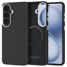 Tech-Protect - Tech-Protect Mobilskal F&ouml;r Galaxy S26 Magsafe Ion Carbon - Svart/Silver