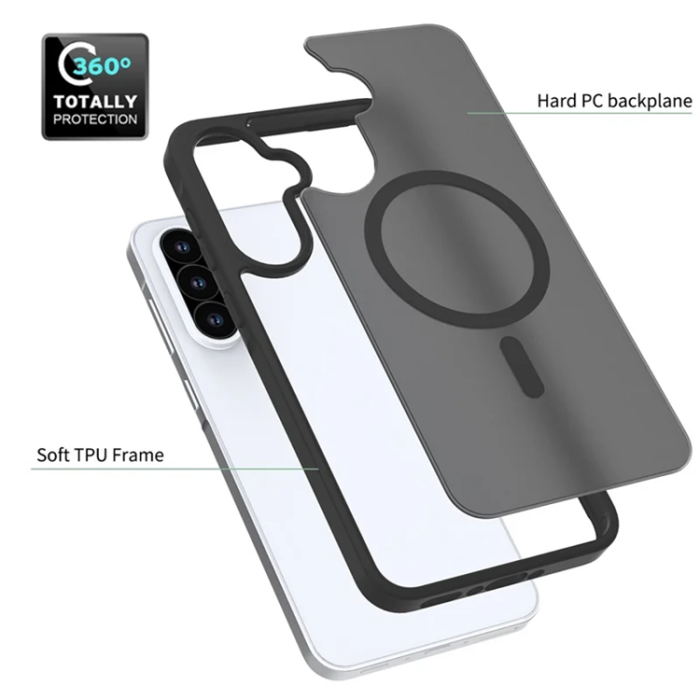 Boom of Sweden - BOOM Galaxy A36/Galaxy A56 Mobilskal Magsafe Acrylic TPU - Svart