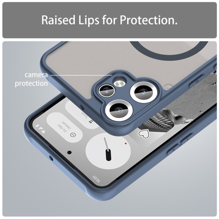 A-One Brand - Nothing CMF Phone 2 Pro Mobilskal MagSafe Anti Drop - Blå