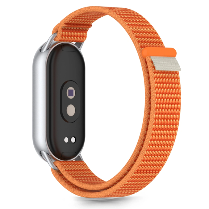 Tech-Protect - Tech-Protect Xiaomi Smart Band 8/9/10/NFC Armband Nylon Stripe - Orange