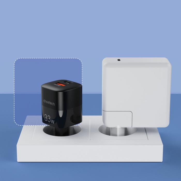 Choetech - Choetech Snabbladdare 33W USB-C - Svart