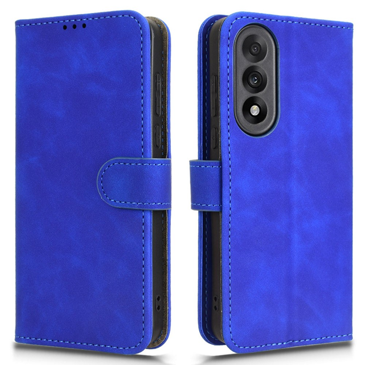 OnePlus Nord 5 Plånboksfodral Skin Feel Läder - Blå | 2353 | AlltMobil