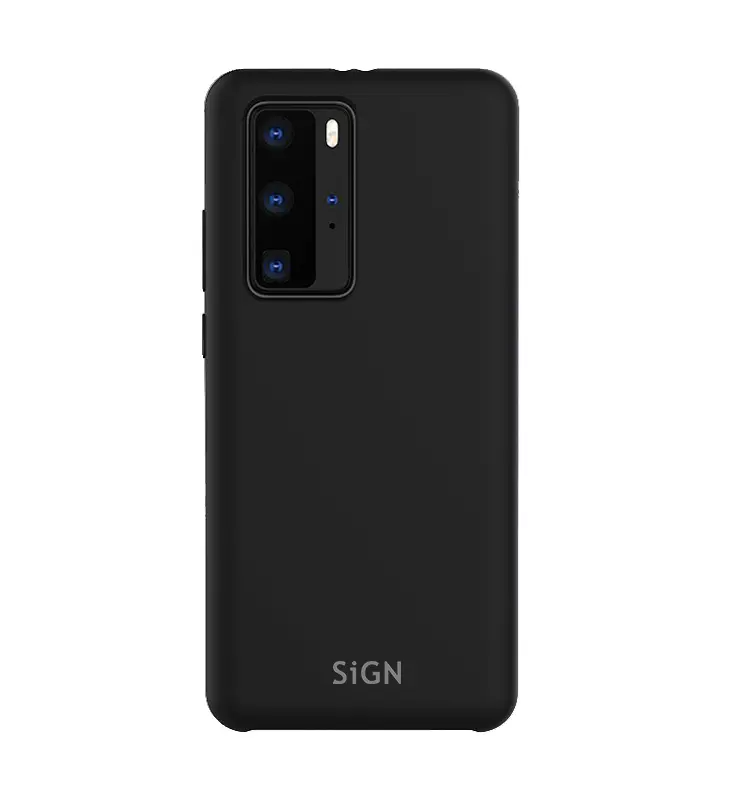 SiGN Huawei P40 Pro Skal Liquid Silicone - Svart | 2353 | AlltMobil