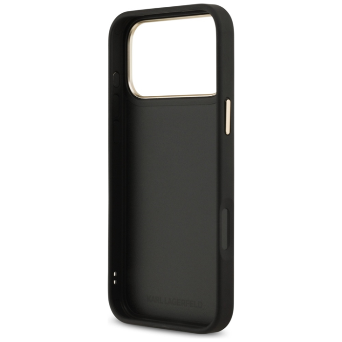 KARL LAGERFELD - Karl Lagerfeld iPhone 17 Pro Mobilskal Script Logo - Svart