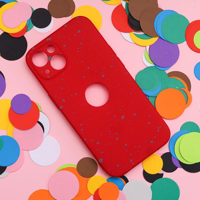 OEM - iPhone 13 Pro Skal Röd Granit - Elegant Hållbart Skyddsfodral