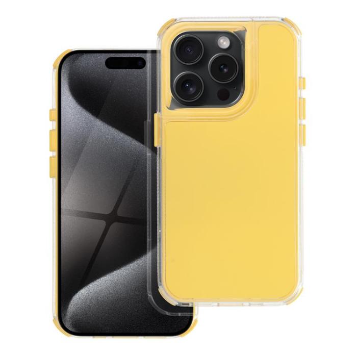 OEM - iPhone 15 Pro Mobilskal Matrix - Gul