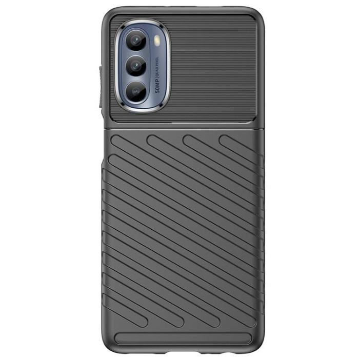 OEM - Motorola Moto G62 5G Skal Thunder Silicone Armor - Svart