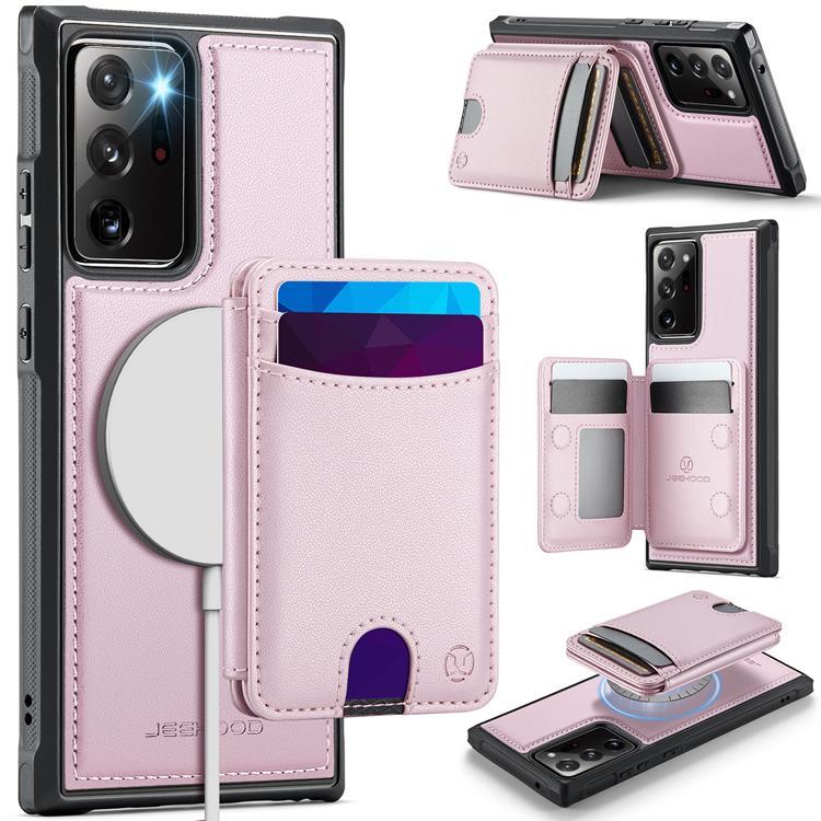 JEEHOOD Samsung Galaxy Note20 Ultra Fodral KonstLäder - Rosa | 2353 | AlltMobil