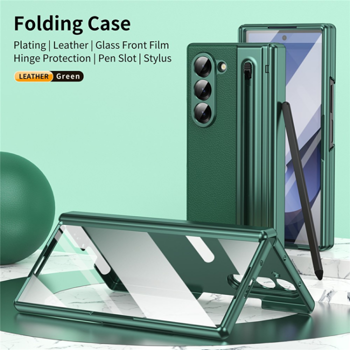 A-One Brand - Galaxy Z Fold 7 Mobilskal Matte Electroplated - Grön
