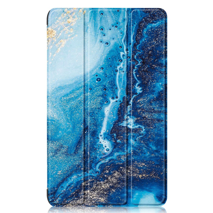 A-One Brand - Galaxy Tab A9 Fodral Pattern Printing Tri-fold Konstläder