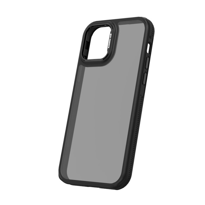 OEM - iPhone 12/12 Pro Mobilskal Crystal Black - Svart