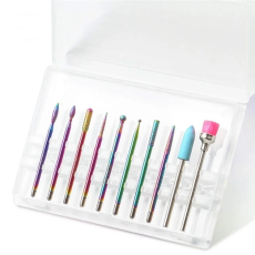 OEM - [10-Pack] Nagelborrset Nail Art Tungsten Steel