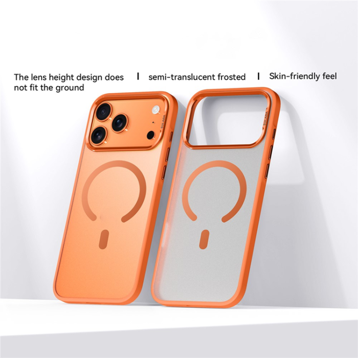 SULADA - SULADA iPhone 17 Pro Max Mobilskal MagSafe PC+TPU - Orange