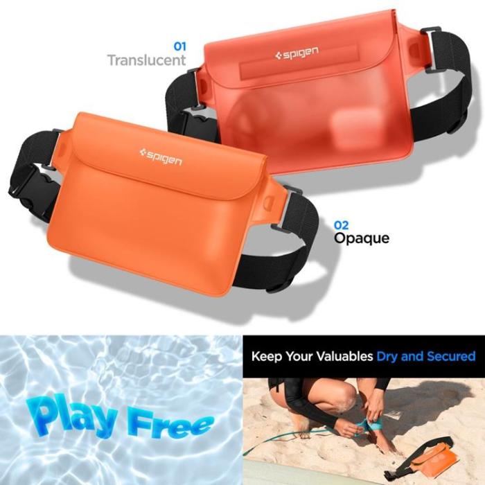UTGATT - [2-Pack] Spigen Vattentät Midjeväska Universal - Orange