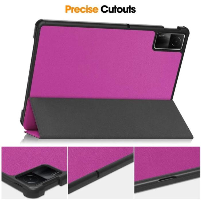 Taltech - Xiaomi Redmi Pad SE Fodral Tri-fold - Lila