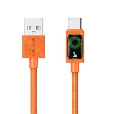 USAMS - USAMS USB-C till USB-A 18W Kabel 1.2m U92 - Orange