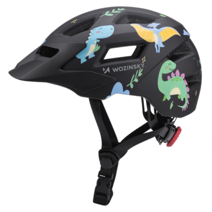 Wozinsky - Wozinsky MTB Barncykelhjälm med Avtagbart Visir XS - Svart