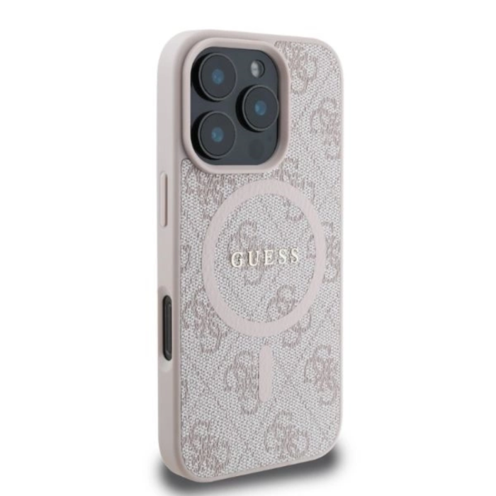 Guess - Guess iPhone 16 Pro Max Mobilskal Magsafe 4G Ring Classic Logo