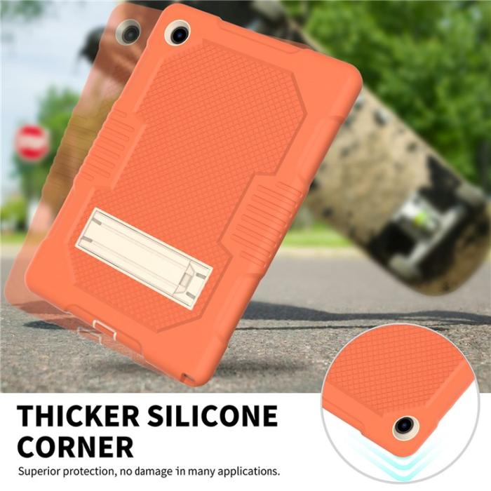 A-One Brand - Galaxy Tab A8 10.5 (2021) Skal Robot B2 Kickstand - Orange