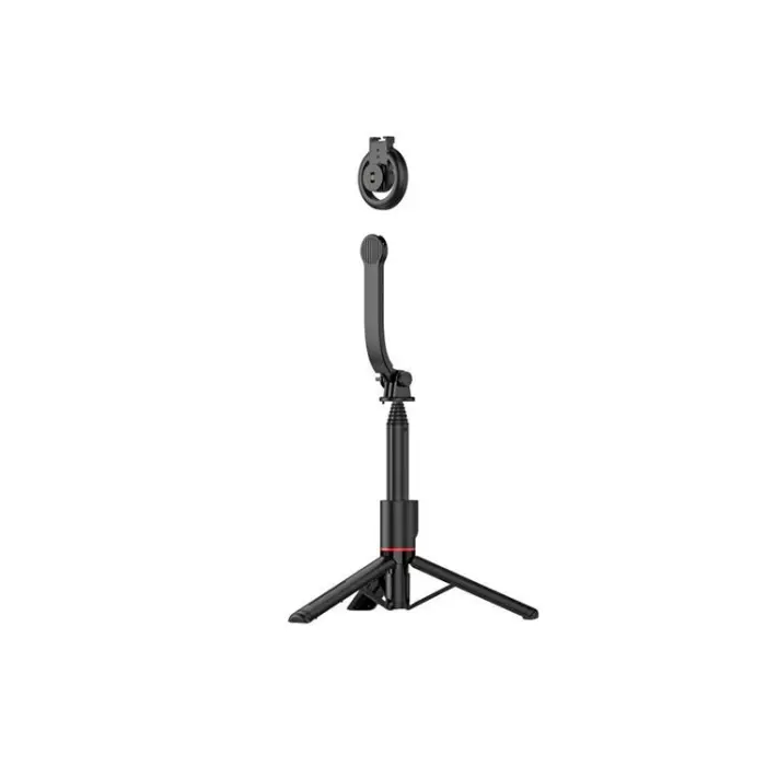 OEM - Selfiestick med stativ MagSafe och fjärrkontroll Bluetooth L20 - Svart