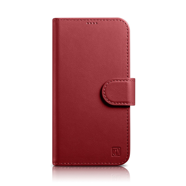 iCarer iPhone 14 Plus Plånboksfodral 2in1 Anti-RFID - Röd | 2353 | AlltMobil