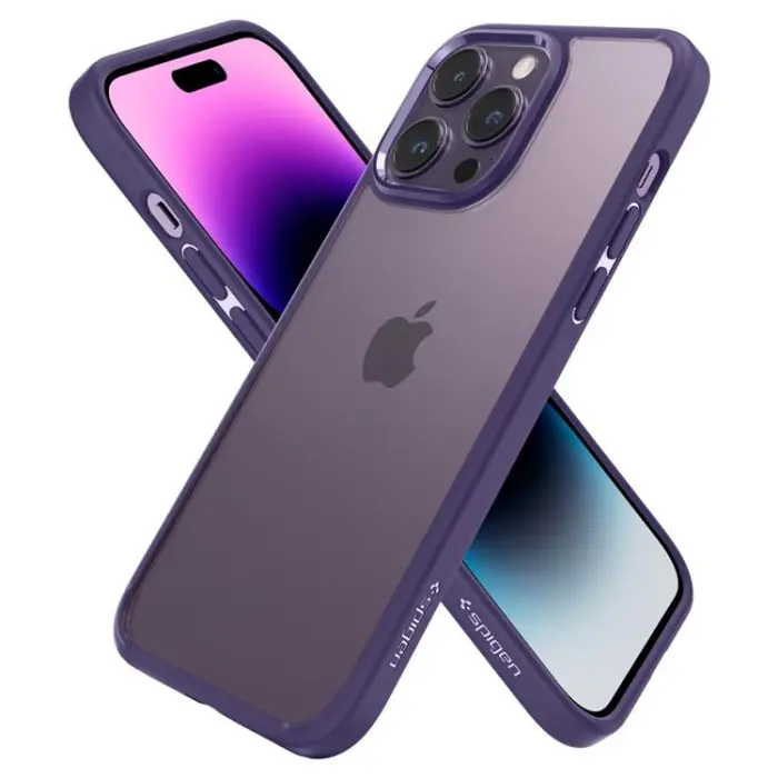 UTGATT - Spigen iPhone 14 Pro Skal Ultra Hybrid - Deep Lila
