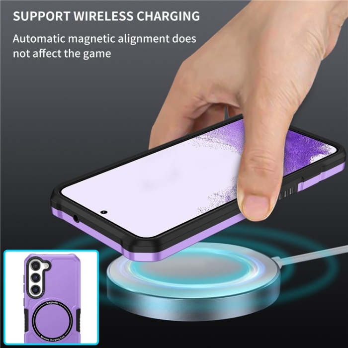 OEM - Galaxy S23 Skal Magsafe Anti Drop - Lila