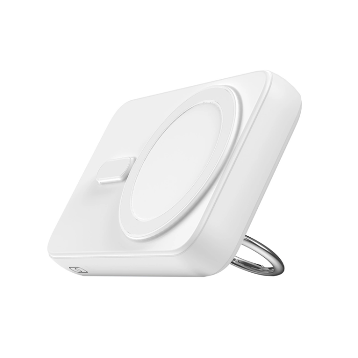 Joyroom - Joyroom Trådlös Magsafe Powerbank 10000mAh Med USB-C Kabel - Vit