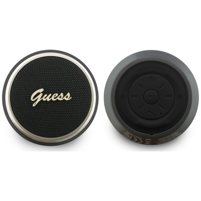Guess - Guess Bluetooth Högtalare Script Metal Logo 5W - Svart