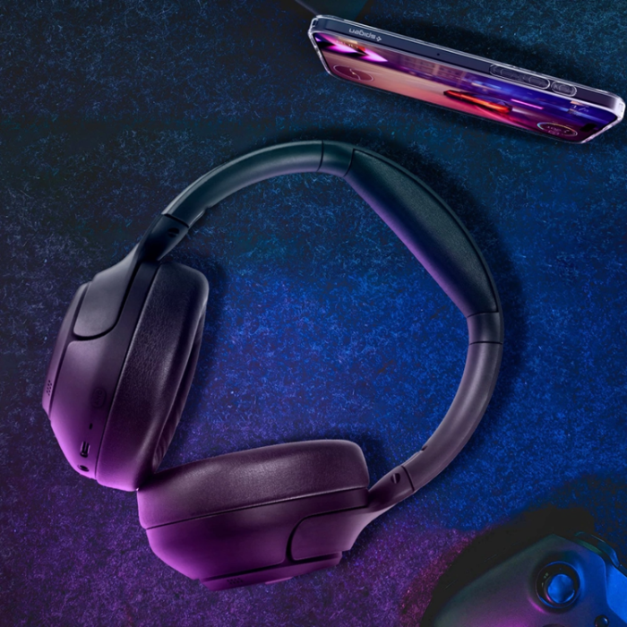 Spigen - Spigen Trådlösa hörlurar On-ear SA2403 Pro - Svart