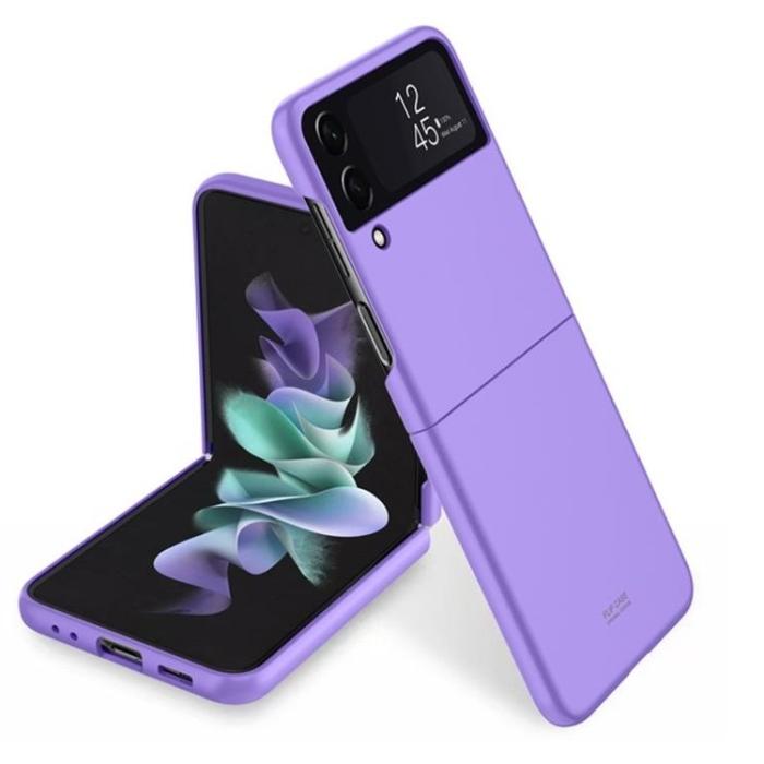 A-One Brand - Galaxy Z Flip 4 Skal Rubberized - Lila