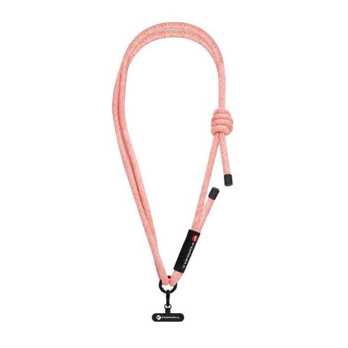 Forcell - Forcell Crossbody Mobilrem Lanyard med Justerbar Längd - Rosa