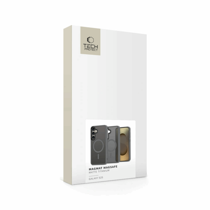 Tech-Protect - Tech-Protect Galaxy S25 Mobilskal Magsafe Magmat - Titanium