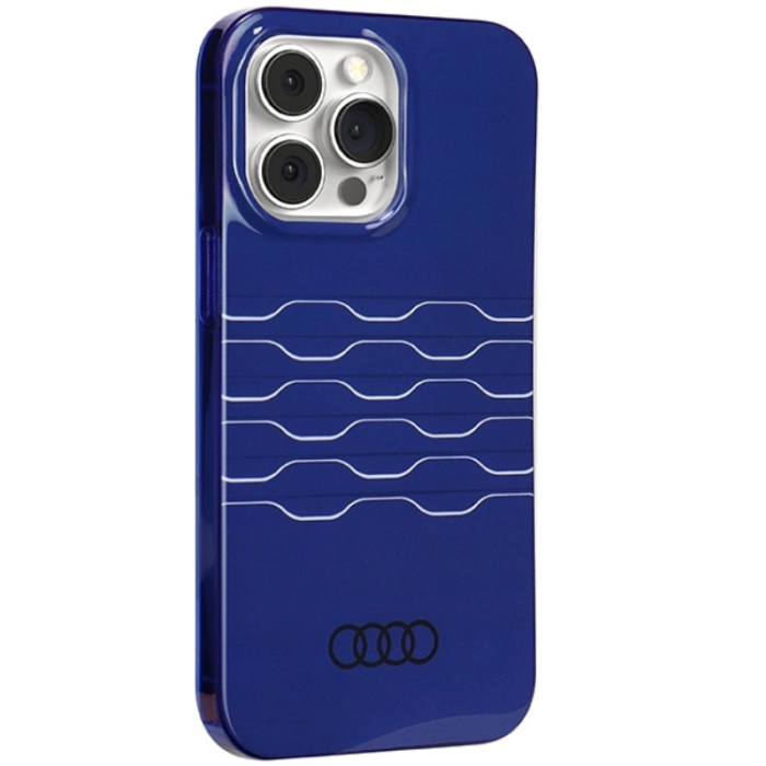 Audi - Audi iPhone 13 Pro Max Mobilskal Magsafe IML - Blå