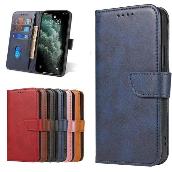 OEM - Galaxy A03s Plånboksfodral Magnet Elegant - Blå