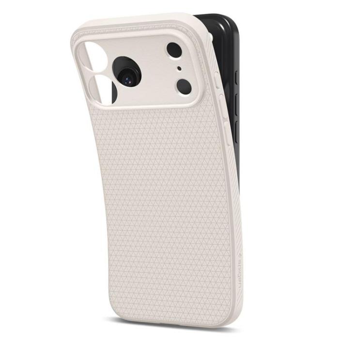 Spigen - Spigen iPhone 17 Pro Max Mobilskal Liquid Air - Natural Titanium