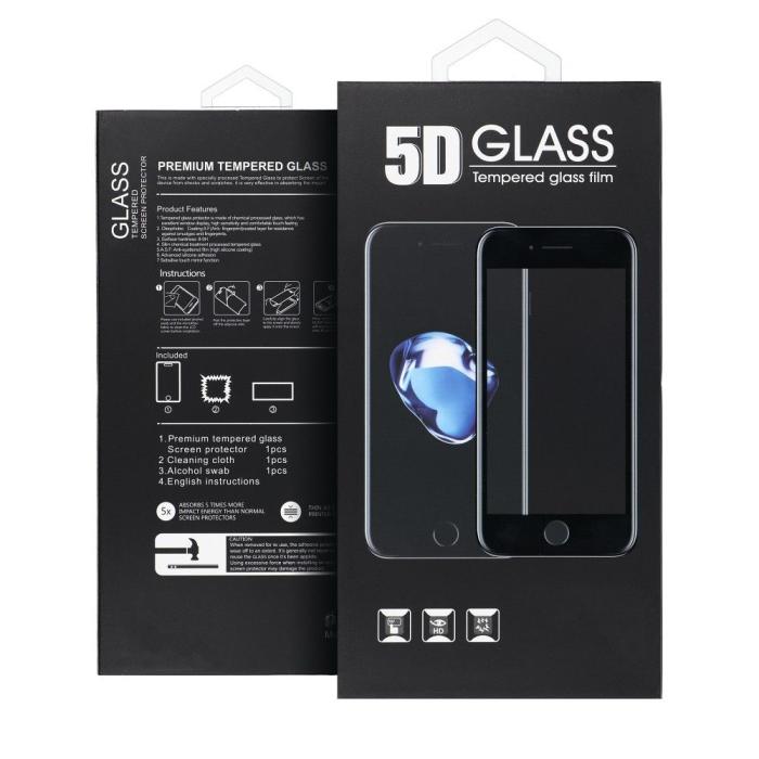 OEM - Galaxy A04s 4G/A13 4G/5G Härdat Glas Skärmskydd 5D Full Glue - Svart