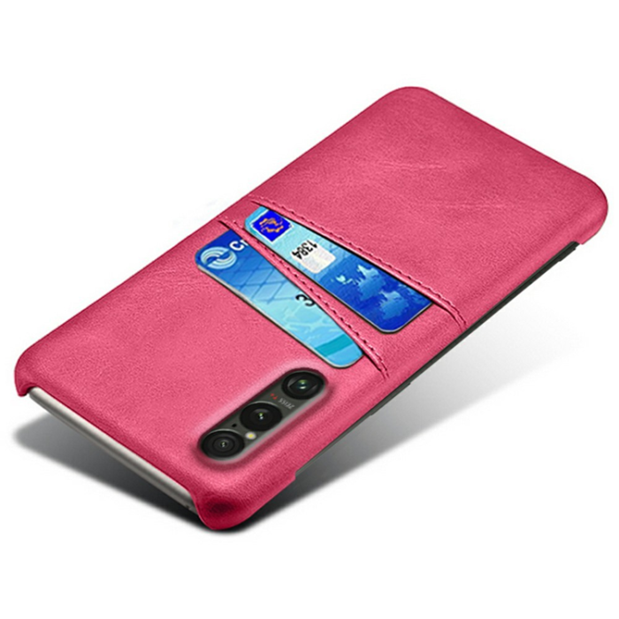 A-One Brand - Sony Xperia 1 VII Mobilskal med Dual Kortfack - Rosa