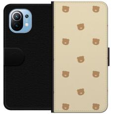 iSecrets - Pl&aring;nboksfodral till Xiaomi Mi 11 med Bj&ouml;rnm&ouml;nster